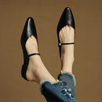 Beosha Genuine Leather Mules