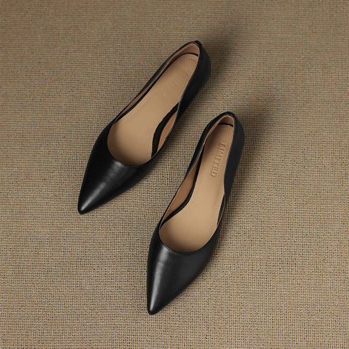 Arlena Genuine Leather Flats