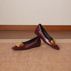 Lorena Genuine Leather Flats