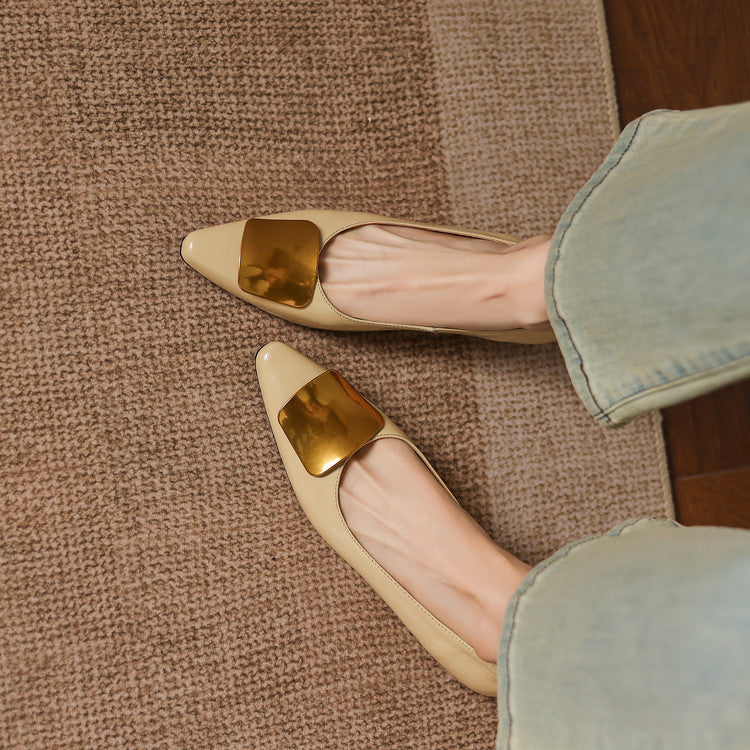 Lorena Genuine Leather Flats