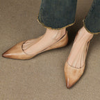 Arlena Genuine Leather Flats