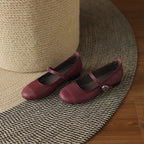 Selena Genuine Leather Flats