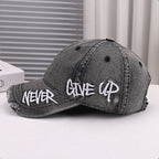 Never Give Up Cap