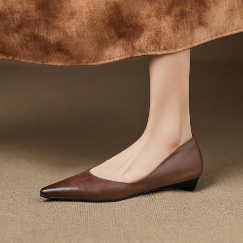 Arlena Genuine Leather Flats