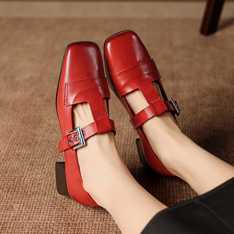 Zeora Genuine Leather Heels - Image 6 of 23