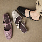 Neola Genuine Leather Mules