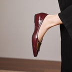 Lorena Genuine Leather Flats