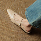 Beosha Genuine Leather Mules
