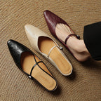 Beosha Genuine Leather Mules