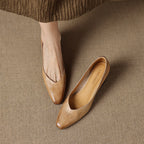 Leyla Genuine Leather Heels