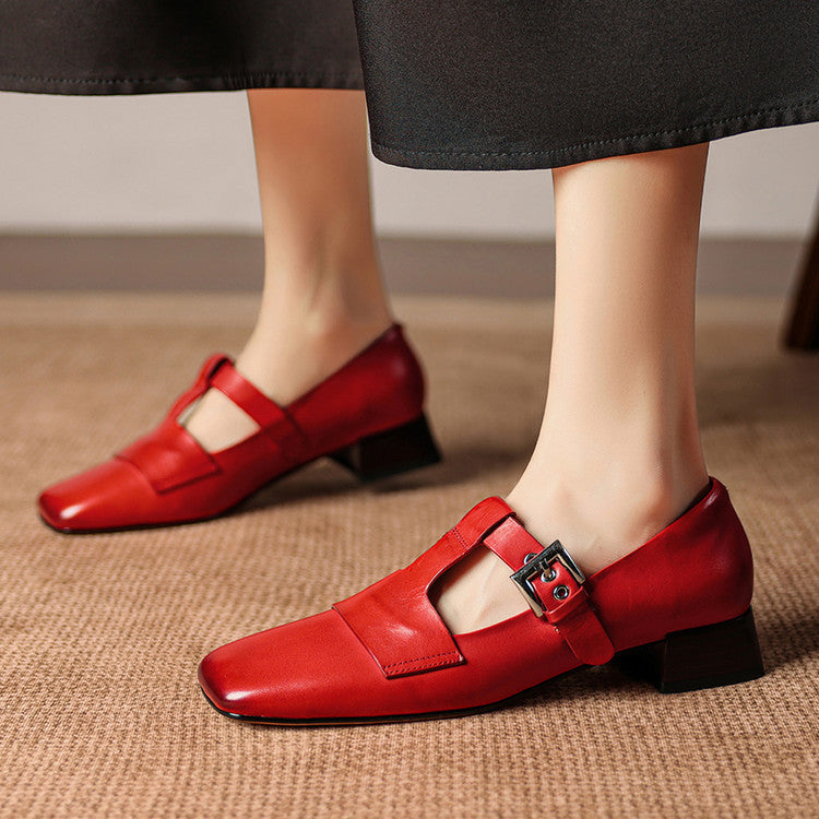 Zeora Genuine Leather Heels - Image 3 of 23