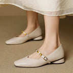 Zera Genuine Leather Flats - Image 11 of 19