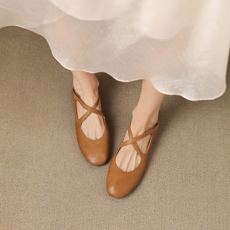 Veara Genuine Leather Flats - Image 7 of 28