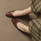 Leyla Genuine Leather Heels