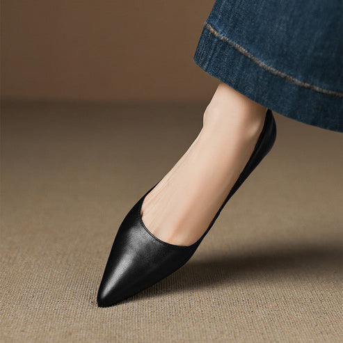 Arlena Genuine Leather Flats