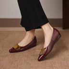 Lorena Genuine Leather Flats