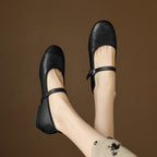 Selena Genuine Leather Flats