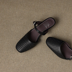 Neola Genuine Leather Mules