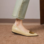 Lorena Genuine Leather Flats