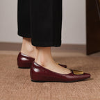 Lorena Genuine Leather Flats
