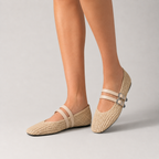 Odette Double Strap Flats