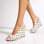 Dahlia Polka Dot Wedges