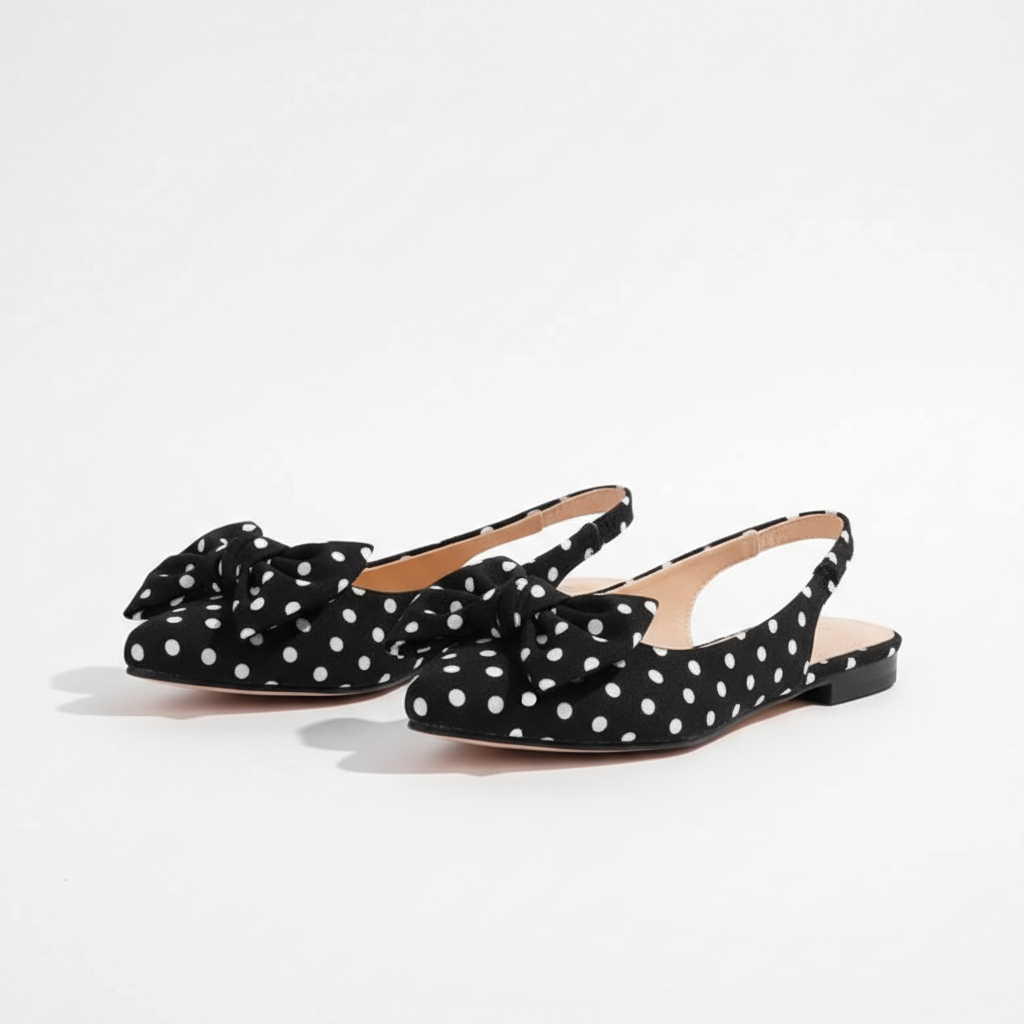Vivienne Bow Slingback Flat