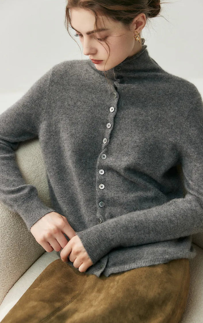 Claudethe Cashmere Cardigan - Image 6 of 10