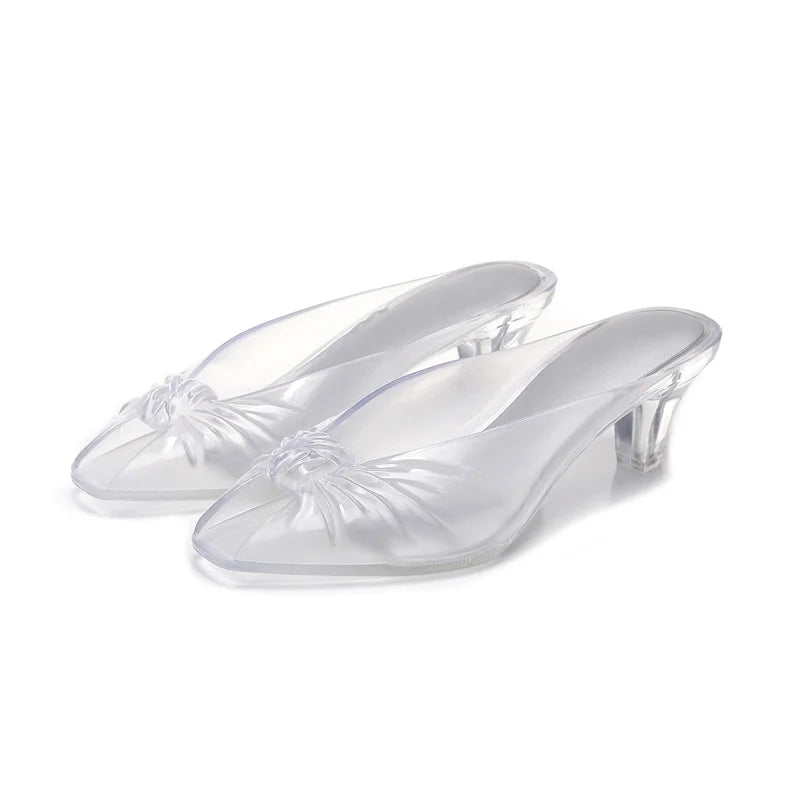 Aria Knotted Jelly Mules