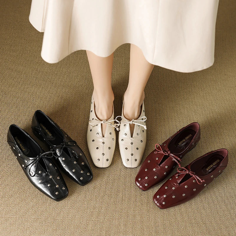 Marquela Studded Loafers