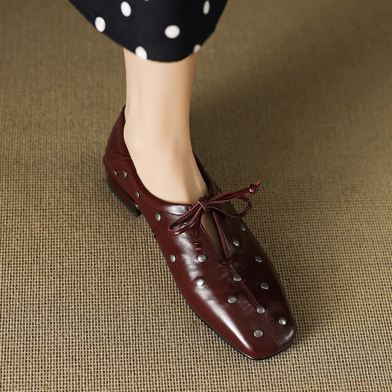 Marquela Studded Loafers