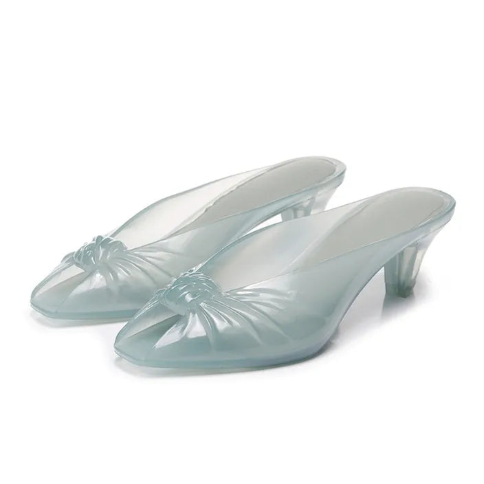 Aria Knotted Jelly Mules