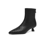Milano Woven Ankle Boots