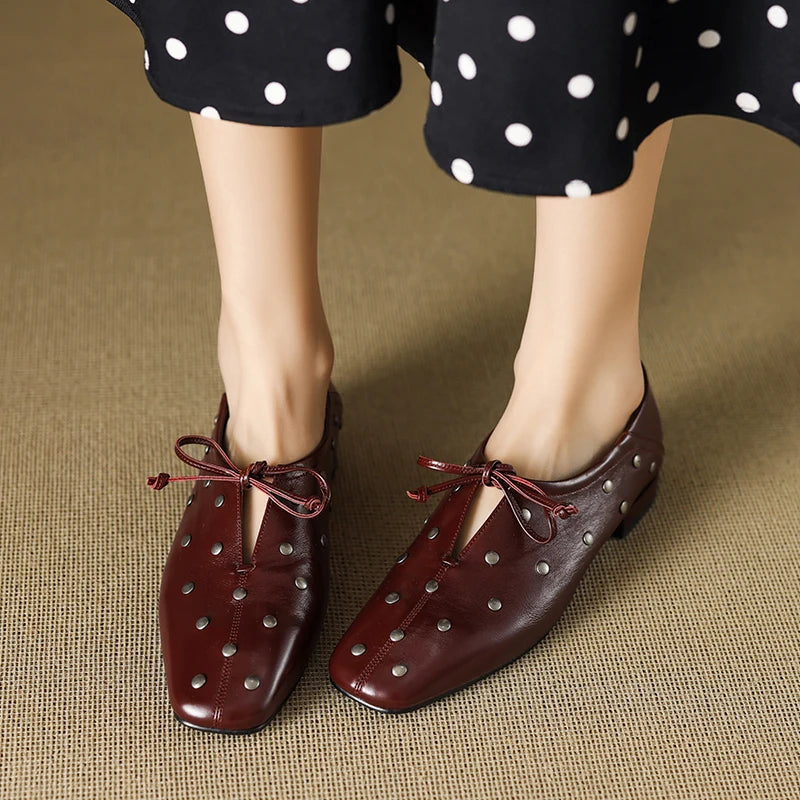 Marquela Studded Loafers