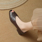 Ballerines en cuir véritable Arlena