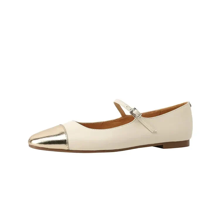 Margaux Genuine Leather Flats