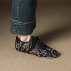 Leopard Mesh Sneakers