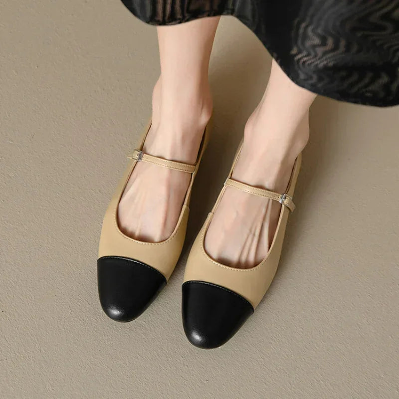 Margaux Genuine Leather Flats