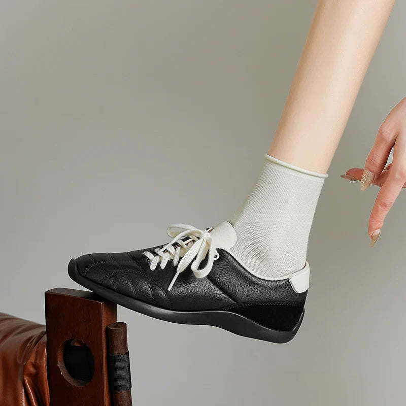 Camden Lace-Up Leather Sneakers