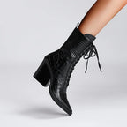 Westline Lace-Up Leather Boots