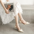 Rosette Bow Pumps