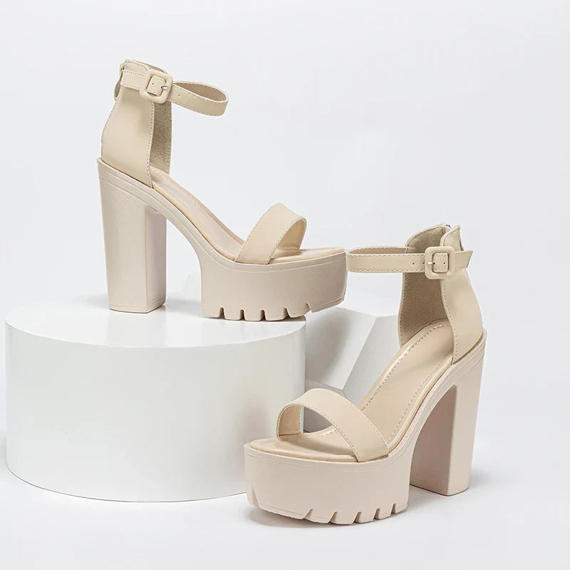 Elena Ankle Strap Heels