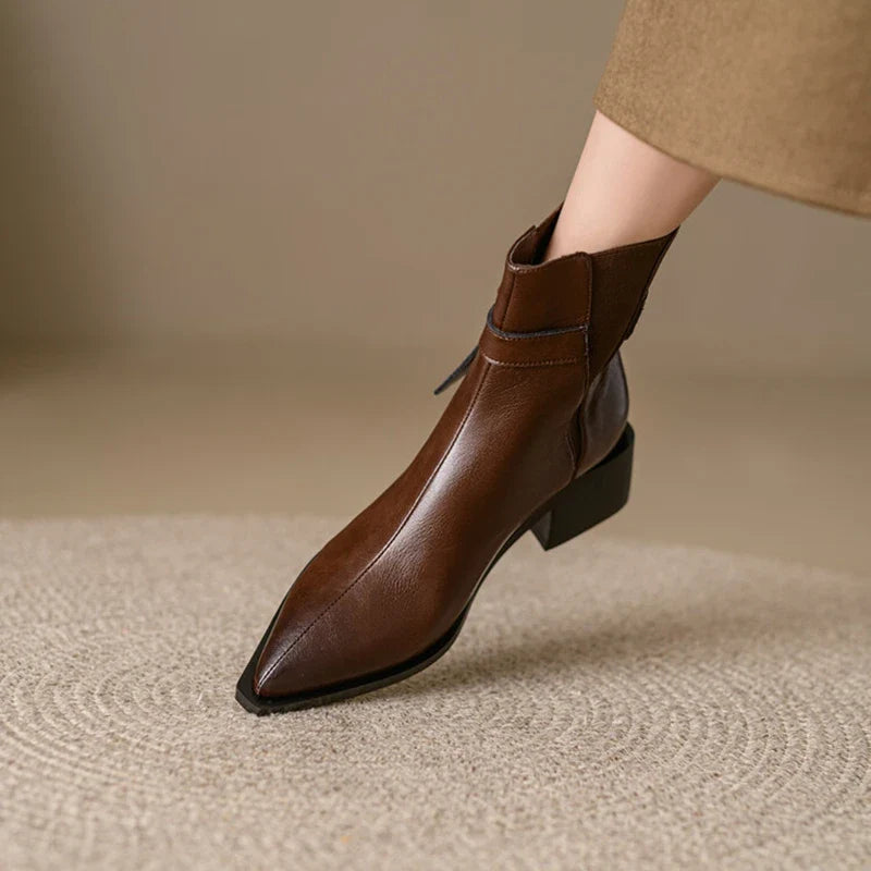 Mayfair Leather Ankle Boots