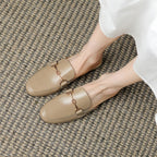 Genuine Leather Mules