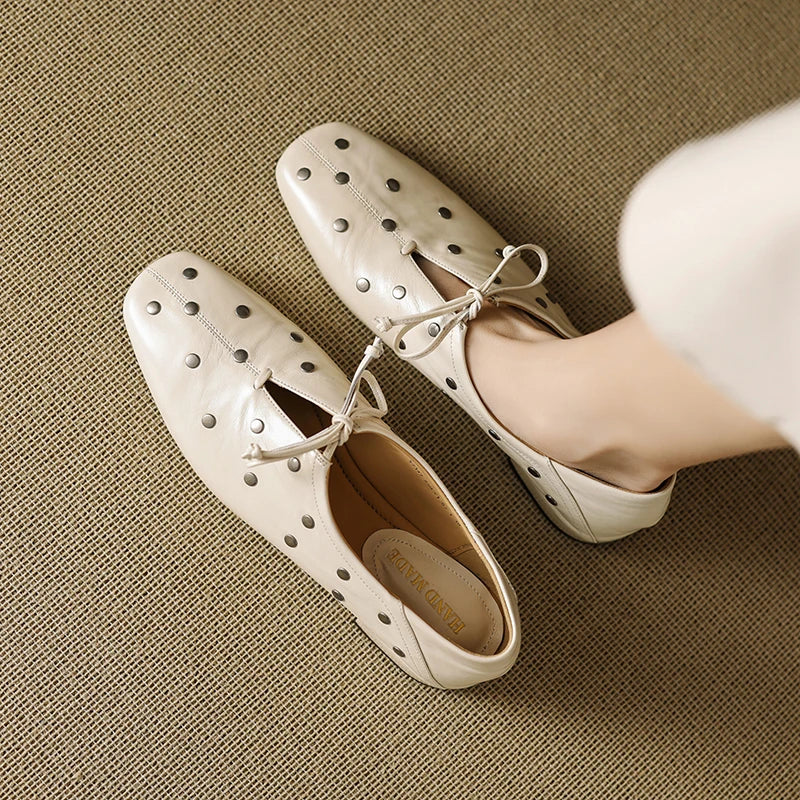 Marquela Studded Loafers