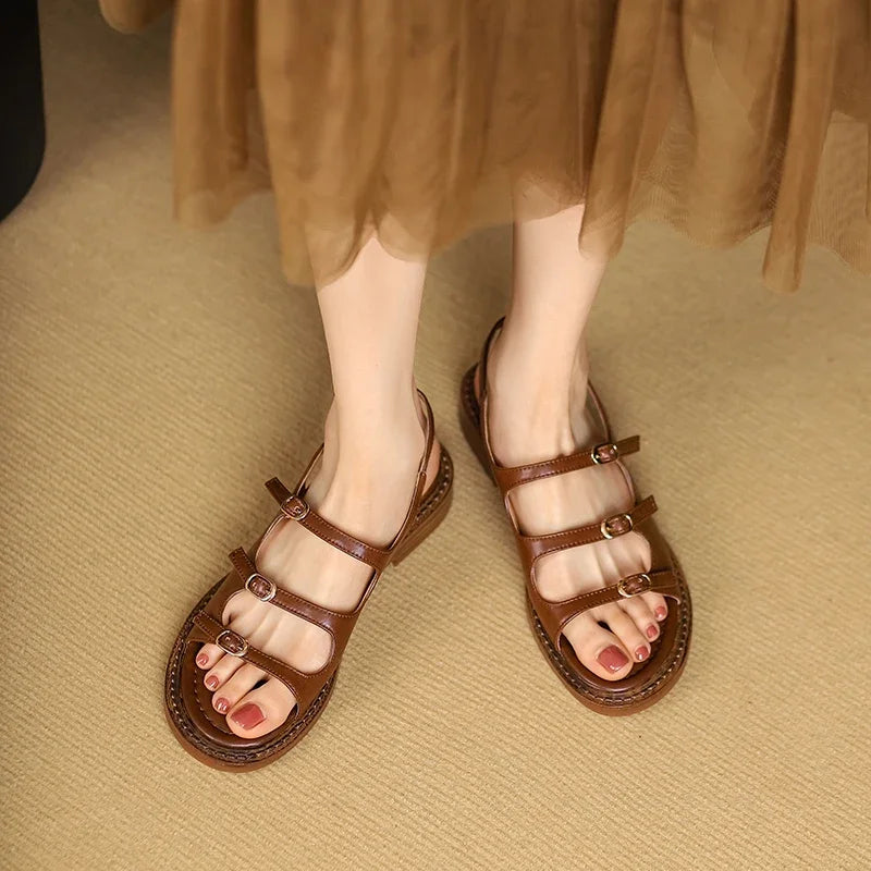 Noera Leather Sandals