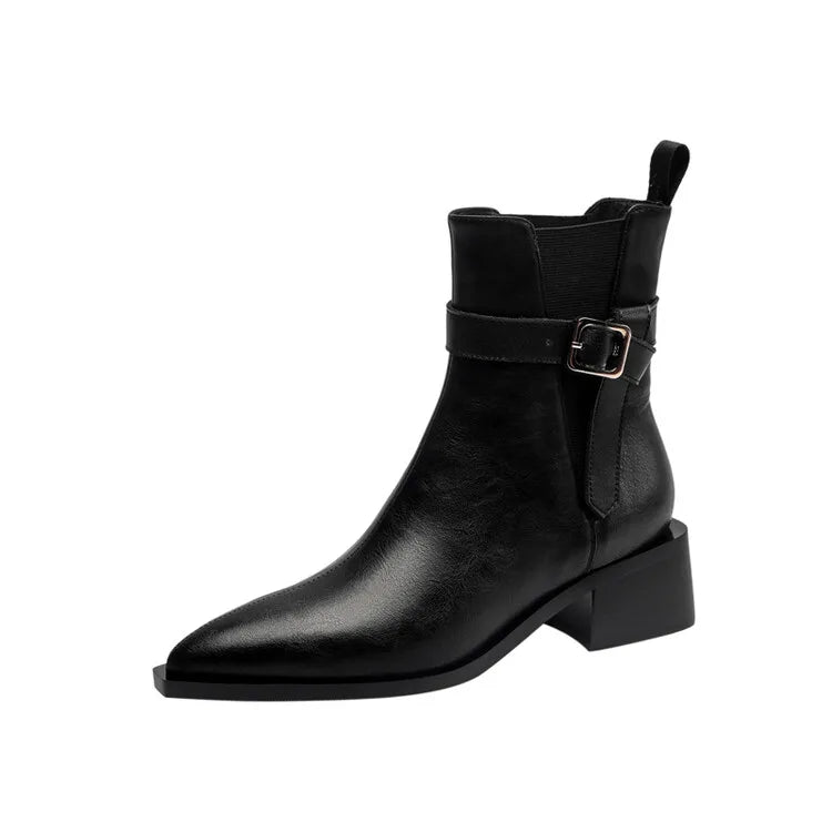 Mayfair Leather Ankle Boots