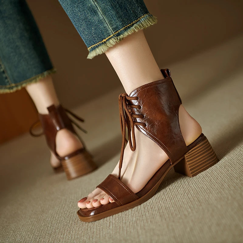 Venetta Leather Sandals