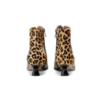 Leopard Whisper Leather Boots
