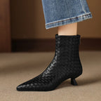 Milano Woven Ankle Boots